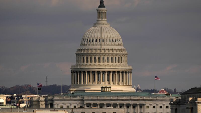 The U.S. Capitol is seen, Saturday, Feb. 1, 2025, in Washington. (AP Photo/Carolyn Kaster)